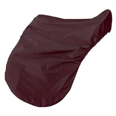 Jeffers English Horse Saddle Cover  Nylon Saddle Bag for English Saddles  Lightweight Stable Storage  Dust Protection  Equestrian Tack Organizer for Barn  Travel  Trailer  or Tack Use  Burgundy