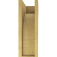 thumbnail image 4 of 6"W x 12"D x 18"H Classic Stockport Rough Cedar Woodgrain TimberThane Corbel, Primed Tan, 4 of 6