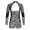 Black White Leopard, variant on Aislor Kids Girls Long Sleeve Mesh Splice Gymnastics Leotards Athletic Ballet Dance Biketard 6-16