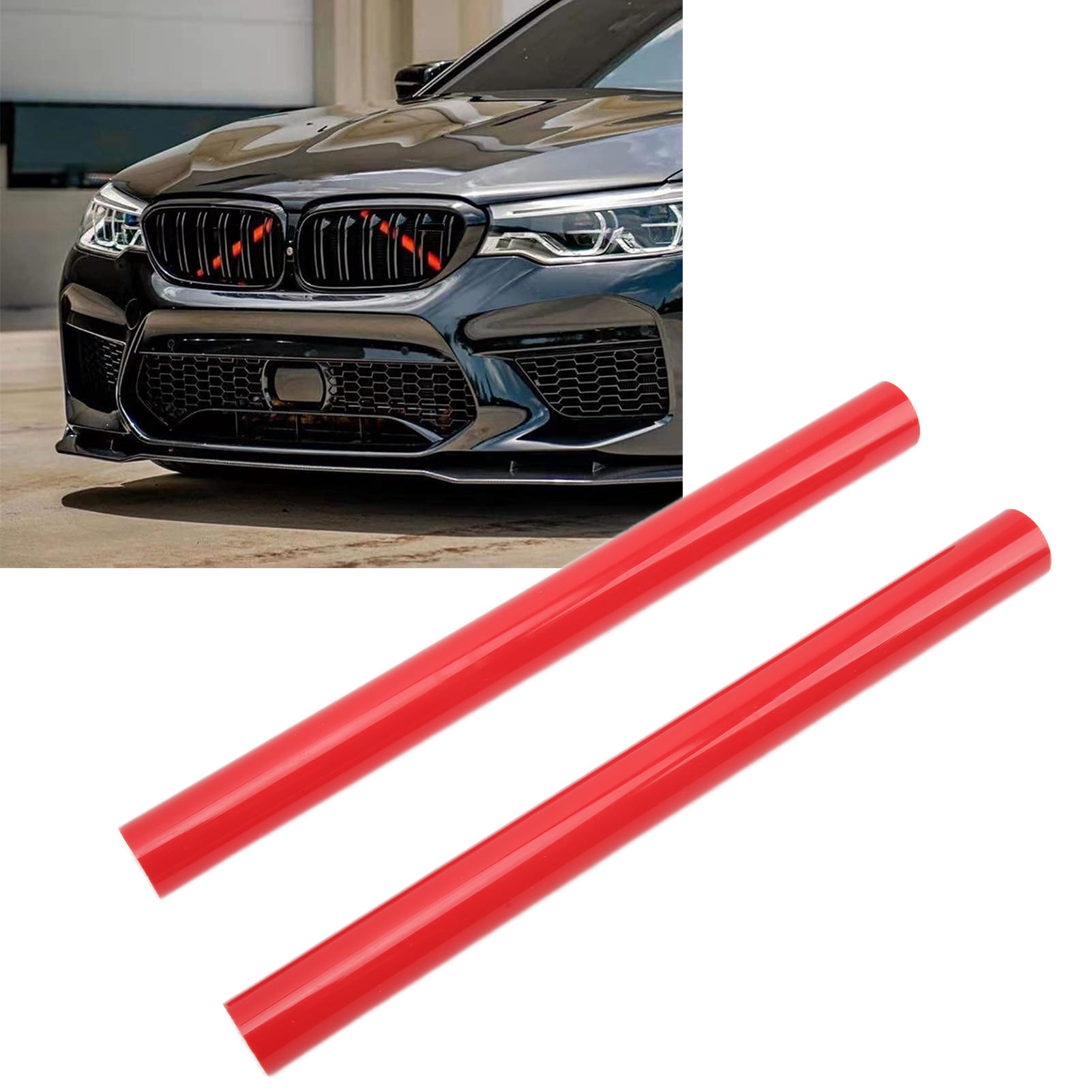 Grille Insert Trim, 2PCS Grill Stripe For Automobiles Replacement 