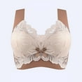 thumbnail image 2 of Clearance Sale 2025 Bra Lightly Latex Lined Cup Wirefree Unpadded Full Coverage Plus Size Bra, 2 of 6