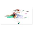thumbnail image 2 of Fille de la Mode en Plusieurs Couleurs - Toile Portrait Art Imprimer, 2 of 3