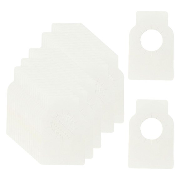 100 Pieces Bottle Tags Double Sided Marking Tags for Home Kitchen White