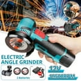 thumbnail image 2 of Vtin Cordless Angle Grinder, 12V Battery Mini Brushless Power Motor 19500rpm Angle Grinder for Metal Wood Polishing, Thin Steel, Hand Cut Off Electric Grinding Tool, 2 of 12