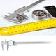 thumbnail image 1 of Calibrador Micrométrico Digital, Diseño De Rueda De Cabeza Lateral De Acero Inoxidable Calibrador Digital Para Profundidad De Orificio Para Diámetro Interior Para Medir ANGGREK Vernier Caliper, 1 of 7
