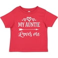 thumbnail image 3 of Inktastic Auntie Loves Me Baby Clothes Boys or Girls Baby T-Shirt, 3 of 5