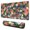 Pioneer Flower Floral-3, variant on Long Mouse Pads for Desk,Pioneer Flower Floral Print Pattern Desk Mats on Top Of Desks, Desk Mouse Pad Extra Large with 3mm Non-Slip Base and Stitched Edge for Gaming,Office,Work,Home 31.5"x11.8"