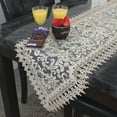 thumbnail image 4 of Tulla Table Runner Red ,White, Black or Golden 15 Inches wide and Having Various length, 4 of 27