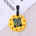 thumbnail image 4 of EeaseCA 1PC PVC Alphabet Luggage Hanging Tags Suitcase ID Address Label Baggage Travel Tag (M), 4 of 7