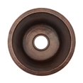 thumbnail image 2 of Premier Copper Products BR17DB Large Round Hammered Copper Prep Sink, 2 of 3