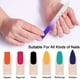 thumbnail image 4 of Lima de uñas de vidrio, 6 piezas de lima de uñas de vidrio para manicura natural, lima de uñas de viaje, regalo de Navidad, 4 of 6