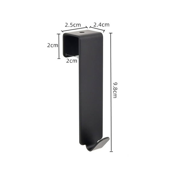 Gancho para puerta sin costura de acero inoxidable sin taladro gancho para puerta gancho para chaqueta