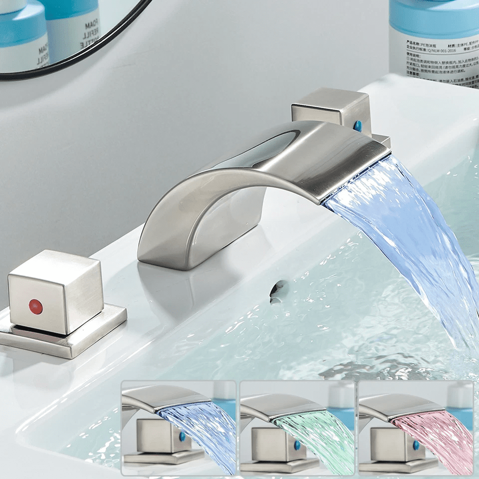 Zovajonia Brass Chrome 8 in Bathroom Faucet
