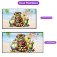 thumbnail image 5 of Manx Hello Summer with Sunglasses and Surfboard Tropical Vibes Desk Mat Full Keyboard Mouse Pad Cat Lover Kitten Owner Gifts Large Mousepad - 00007, 5 of 5