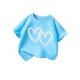 thumbnail image 3 of Zshosam Baby Shirt Birthday Girl Shirt Toddler Kid Girls T-Shirt Birthday Tees Gifts Party Tops Size 3T 4T,(Blue 3-4 Years), 3 of 5