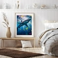 thumbnail image 6 of Diamond Art Kit for Adults, Shark Splash Art Ocean Splatters Diamond Painting for Adults Beginners, 5D DIY Diamond Art Painting Kits, Colorful Diamond Painting Craft for Home Decor 12x16, 6 of 7