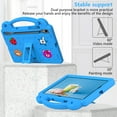 thumbnail image 6 of SaniMore Kids Case for Samsung Galaxy Tab S9/S8/S7 11.0 inch, EVA Shockproof Rotate Handle Folding Stand Cute Bear Cover for Boys Girls for Galaxy Tab S9 11" 2023 SM-X710/X716B/X718U (Blue), 6 of 8