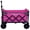 Pink, variant on Expandable Dual-Layer Utility Wagon with 100% Extra Space - 225lbs Grocery Cart for Camping, Shopping, Sports, Gardening, Fishing, Pink