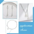 thumbnail image 6 of 36Pcs 6 Styles Stainless Steel Pendants Word Message Charms Pendants for DIY Necklace Bracelet Jewelry Making Accessories Hole: 1.5mm, 6 of 6
