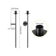 thumbnail image 3 of Sziqiqi Black Wall Candle Holder Set of 2: Candle Sconces Wall Decor for Dining Room Wall Hanging Candle Sticks Holder for Living Room Fireplace, 3 of 9