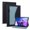 Black, variant on SaniMore Wallet Case for Lenovo Tab M10 Plus 3rd Gen 10.6" 2022 (TB-125F/TB-128F), PU Leather Magnetic Closure Cover Support Pencil Holder Card Slot & Kickstand Full Body Protective Shell, Black