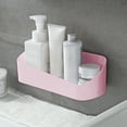 thumbnail image 4 of TIMIFIS Desktop Storage Rack Bathroom Strong Adhesive Wall Mounted Plastic Non Perforated Wall Storage Rack Geometric Shape Bathroom Storage Rack Toothbrush Holders, 4 of 6