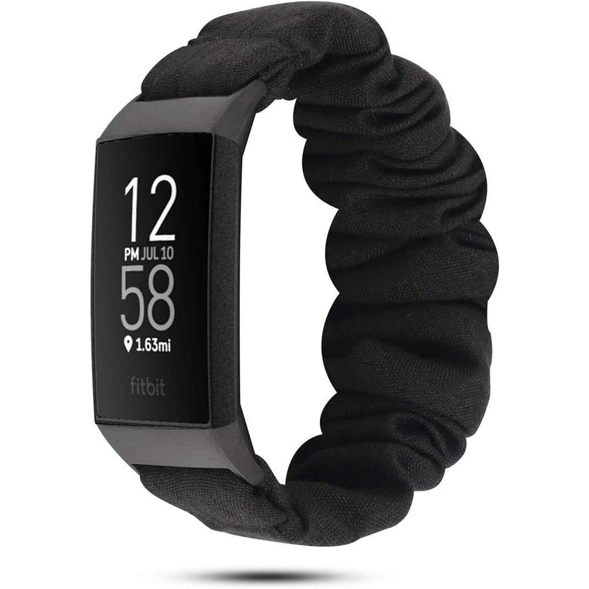 Compatible for Fitbit Charge Fabric Elastic Scrunchie Elastic