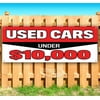 Used Cars Under $10,000 13 oz Vinyl Banner With Metal Grommets
