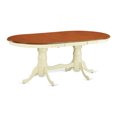 thumbnail image 3 of East West Furniture Plainville 7-piece Wood Dining Table Set in Cherry, 3 of 5