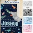thumbnail image 3 of Toddler Nap Mat with Pillow and Blanket, Personalized Name Toddler Sleep Mat, Extra Large Rolled Napping Mats, Washable, Light, for Kids Boys Kindergarten Daycare Preschool Travel（Space）(Fixed Size), 3 of 7