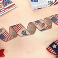 thumbnail image 4 of kladzum 4th of July Ribbons Red White and Blue Decorations Star Faux Linen Ribbon for DIY Wrapping Crafts Decoration Hair Bow Wreath USA Independence Day Theme Decoration, 4 of 7
