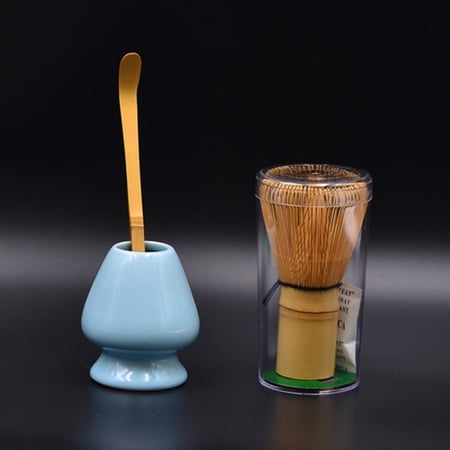 3 Pcs Retro Bamboo Matcha Tea Whisk Set for Japanese Tea Ceremony New