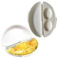 Microwave Omelette Egg Maker Tray Egg Cooker Poacher Mold Love Omelette