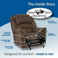 thumbnail image 4 of Atkins Rocker Recliner in Gray Polyester Fabric, 4 of 10