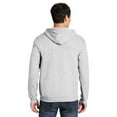 thumbnail image 5 of Gildan Heavy Blend Full-Zip Pouch Pocket Hooded Sweatshirt for Men GR18 Comfort Jacket Color Ash Pack 2, S, 5 of 5