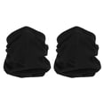 thumbnail image 1 of Unique Bargains Cache-Cou d'Hiver, Lot de 2 Foulards à Cordon, Cache-Cou Coupe-Vent, Noir, 1 of 7
