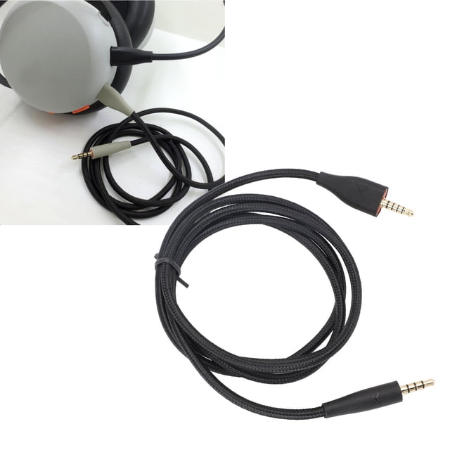 Headset Cable 3.5mm Replacement Headphone Replacement Cord for MMX 100 Headset, 1.2m / 3.94ft