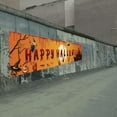 thumbnail image 3 of Cartel de halloween 98''x18 '' Feliz Halloween Banner Eventos Cementerio Decoración Bandera Colgante Estilo B Estilo B Magideal Cartel de halloween, 3 of 6