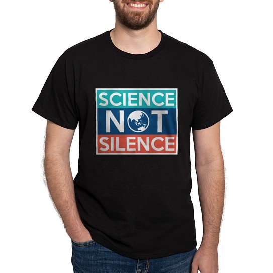 CafePress - Science Not Silence Dark T Shirt - Men's Classic Cotton T-Shirts