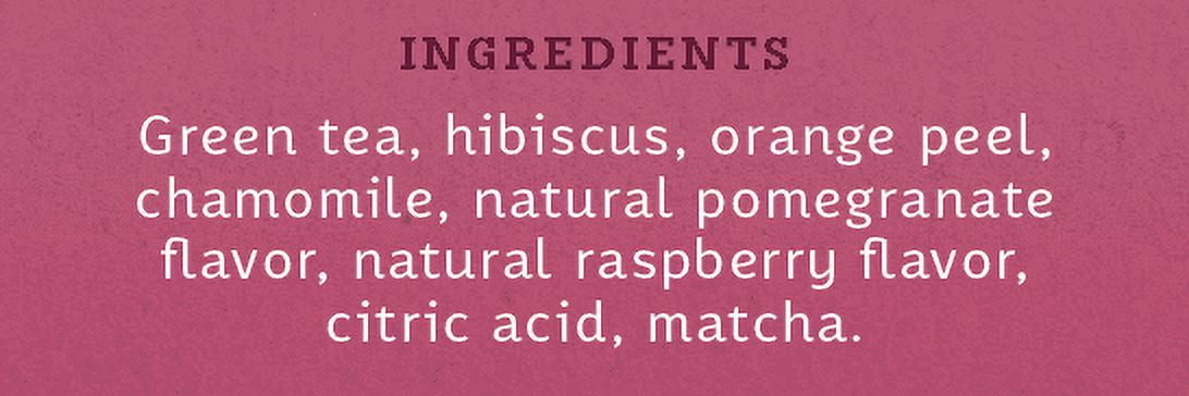 (4 pack) Stash Tea Pomegranate Raspberry Green with Matcha Tea, 18 Ct, 1.2 Oz