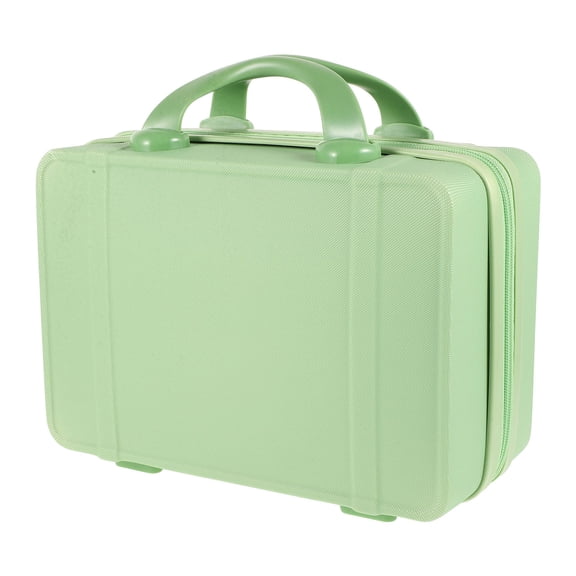 HEANUJJ Green Hard Shell Travel Makeup Case with Large Capacity Cosmetic Organizer Carrying Bag