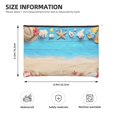 thumbnail image 4 of Fotbe Boards and Beach Reusable Cosmetic Bag Makeup Bag for Women Large Travel Cosmetic Pouch Girls' Make Up Organizer, 4 of 8