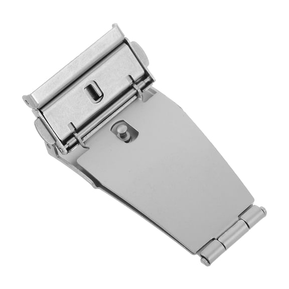 SEWCHICS Universal Stainless Steel Watch Clasp with Double Push Button Buckle for Secure Fit