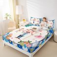 thumbnail image 4 of Feelyou Cartoon Nutcracker Twin Sheet Sets, Merry Christmas Twin Fitted Sheet, Princess Fairy Tale Flat Sheet, Super Cozy Room Decor, 3pcs, 4 of 7