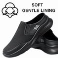 thumbnail image 4 of CHICVOMEY Mules for Men Woven Mesh Soft Sole Casual Non Slip Lightweight Slip On Shoes for Daily Home Office Comfortable, 4 of 7