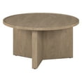 thumbnail image 5 of Evelyn&Zoe Scandinavian 32" Wide Antiqued Gray Oak Coffee Table, 5 of 8
