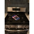 thumbnail image 2 of Carolines Treasures BB2193OVMT American Flag and Black Pug Oven Mitt Large multicolor, 2 of 7