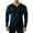 Dark Blue, variant on Men Long Sleeve Raglan Notch Henley T Shirt Two Button Placket Curved Hem Soft Cotton Blend Regular Fit Wrinkle Resistant Everyday Base Layer Tee Black M