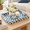 Navy Blue-Rectangular, variant on Navy Blue Round 12.6 Inch Capiz Shell Decorative Serving Tray With Handles