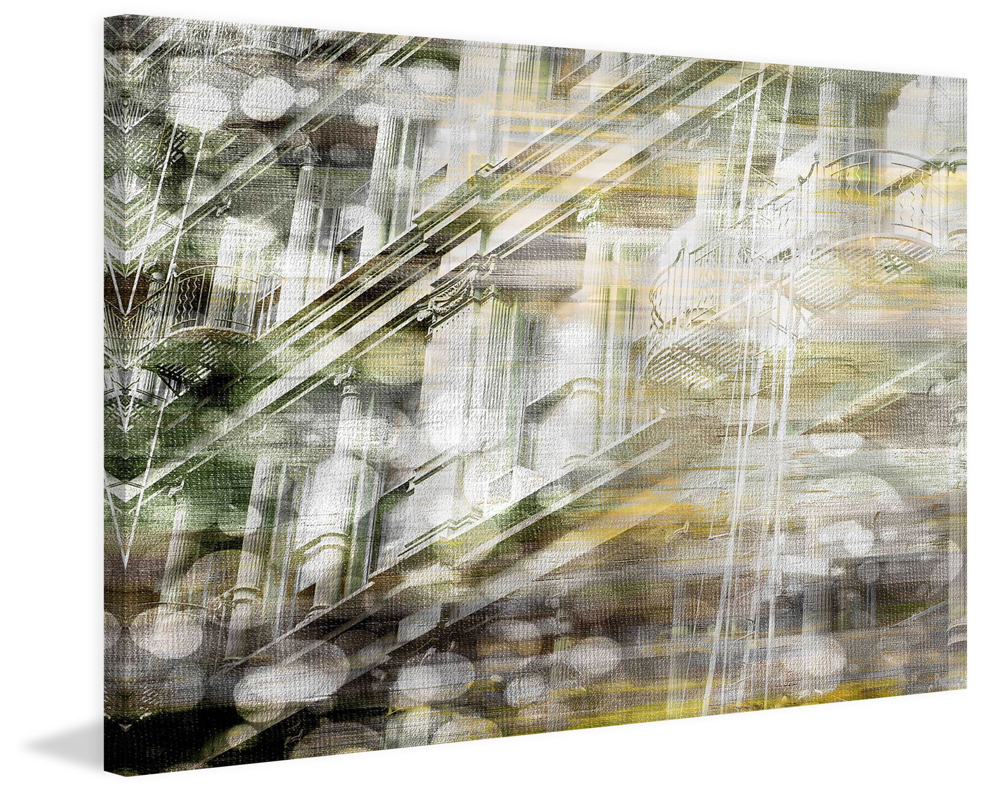 Parvez Taj "Building Columns" Print on Canvas